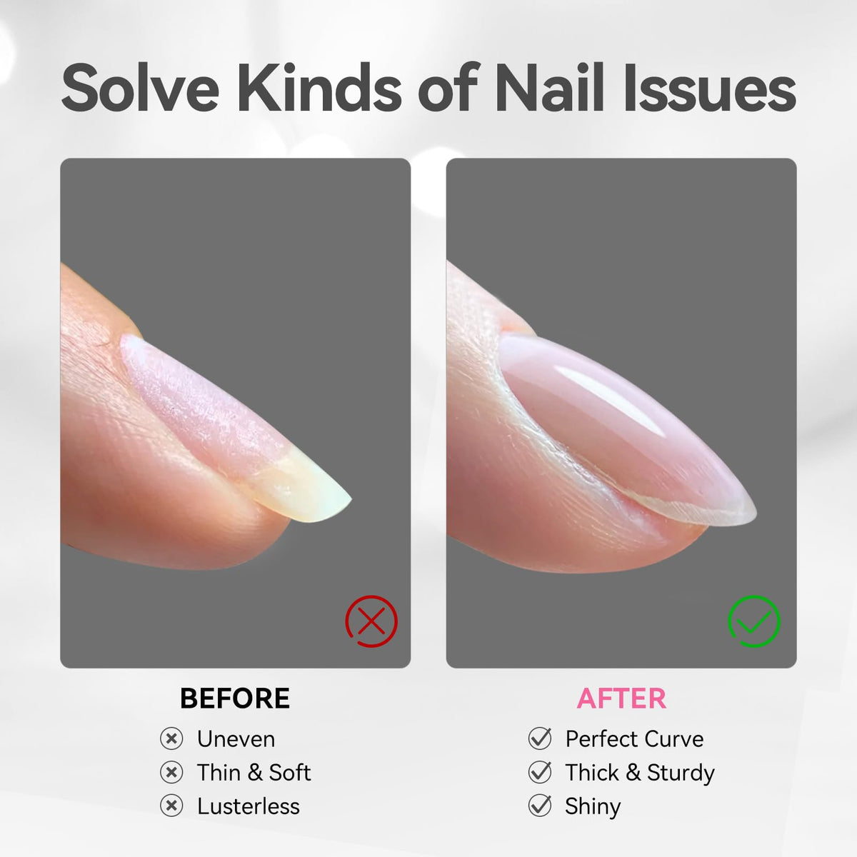 Born Pretty Builder Gel 8-in-1 used for nail art with rhinestones