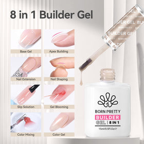 Born Pretty Builder Gel application on nails