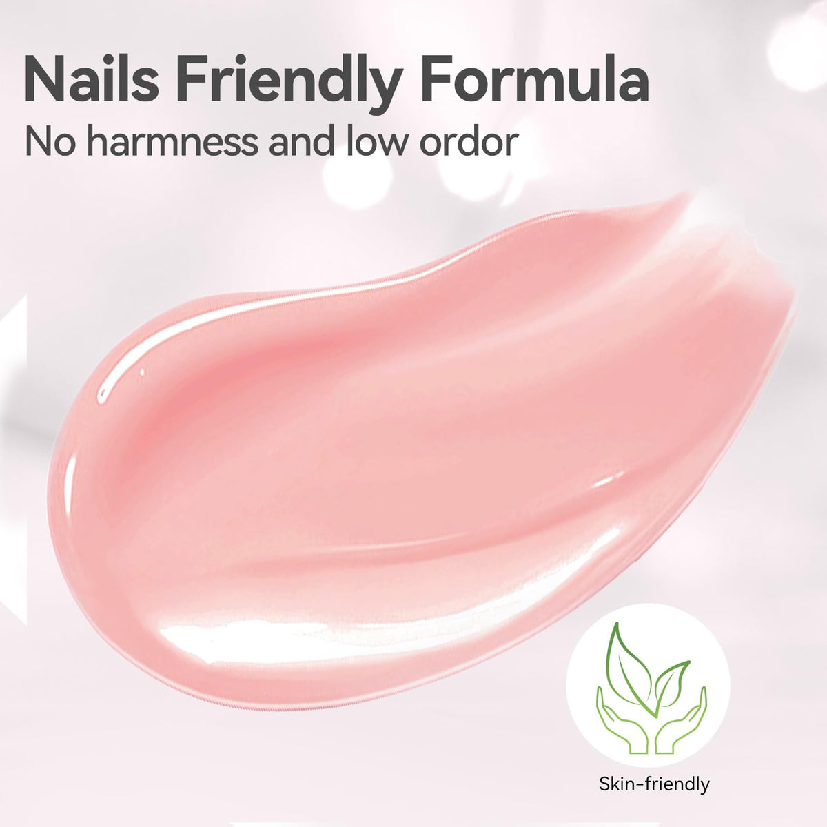 Born Pretty Builder Gel in use for nail extensions