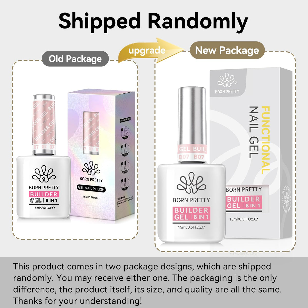 Born Pretty Builder Gel packaging details