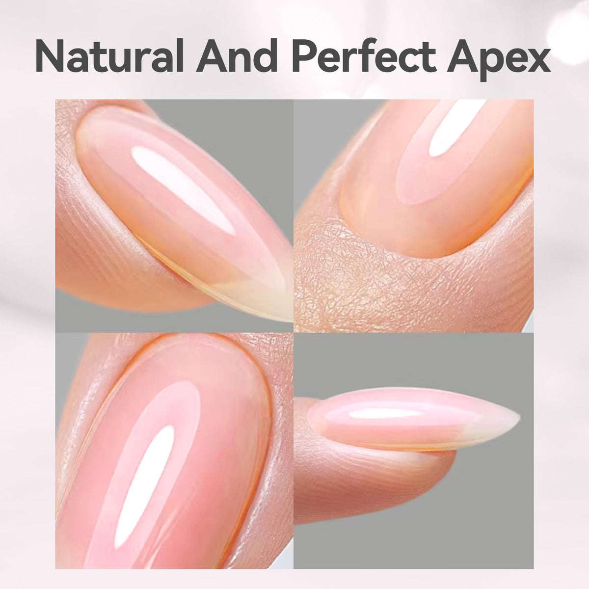 Born Pretty Builder Gel with rhinestones and tips