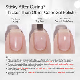 Born Pretty Builder Nail Gel packaging and instructions