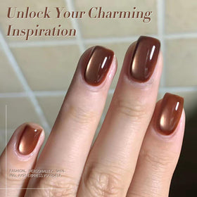 Born Pretty Cat Magnetic Eye Gel Nail Polish application process