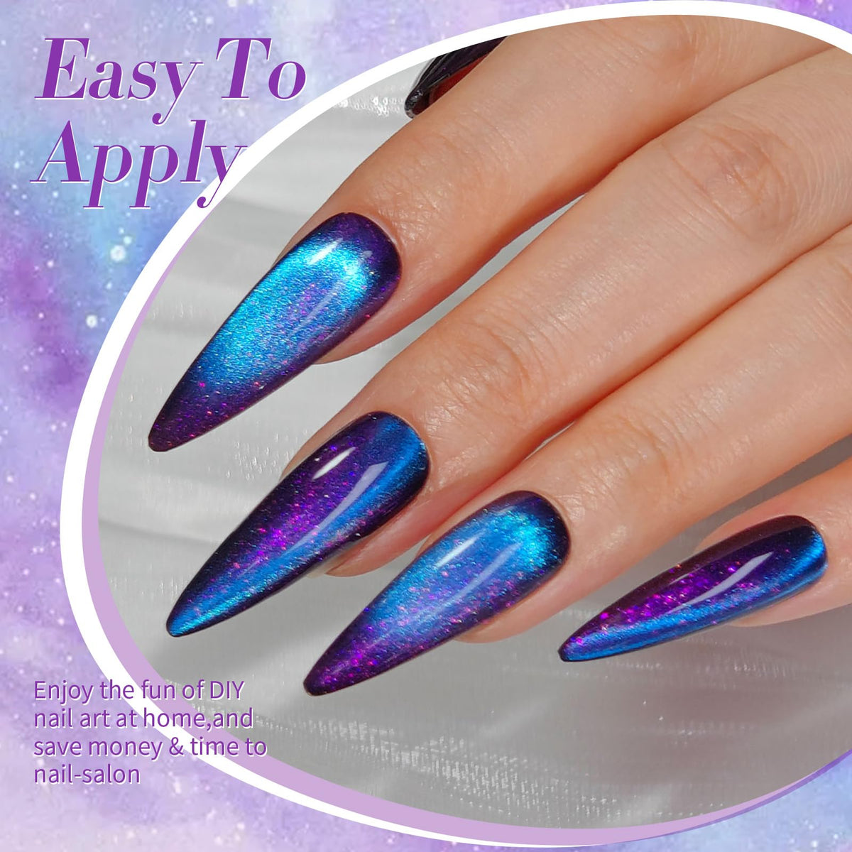 Born Pretty Cat Magnetic Eye Gel Nail Polish bottle with a glossy finish