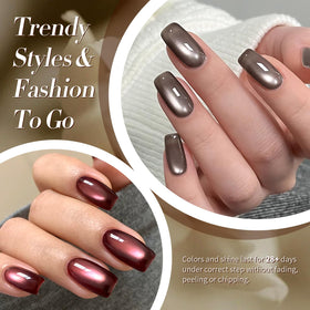 Born Pretty Cat Magnetic Eye Gel Nail Polish in red colour