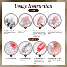 Born Pretty Cat Magnetic Eye Gel Nail Polish packaging