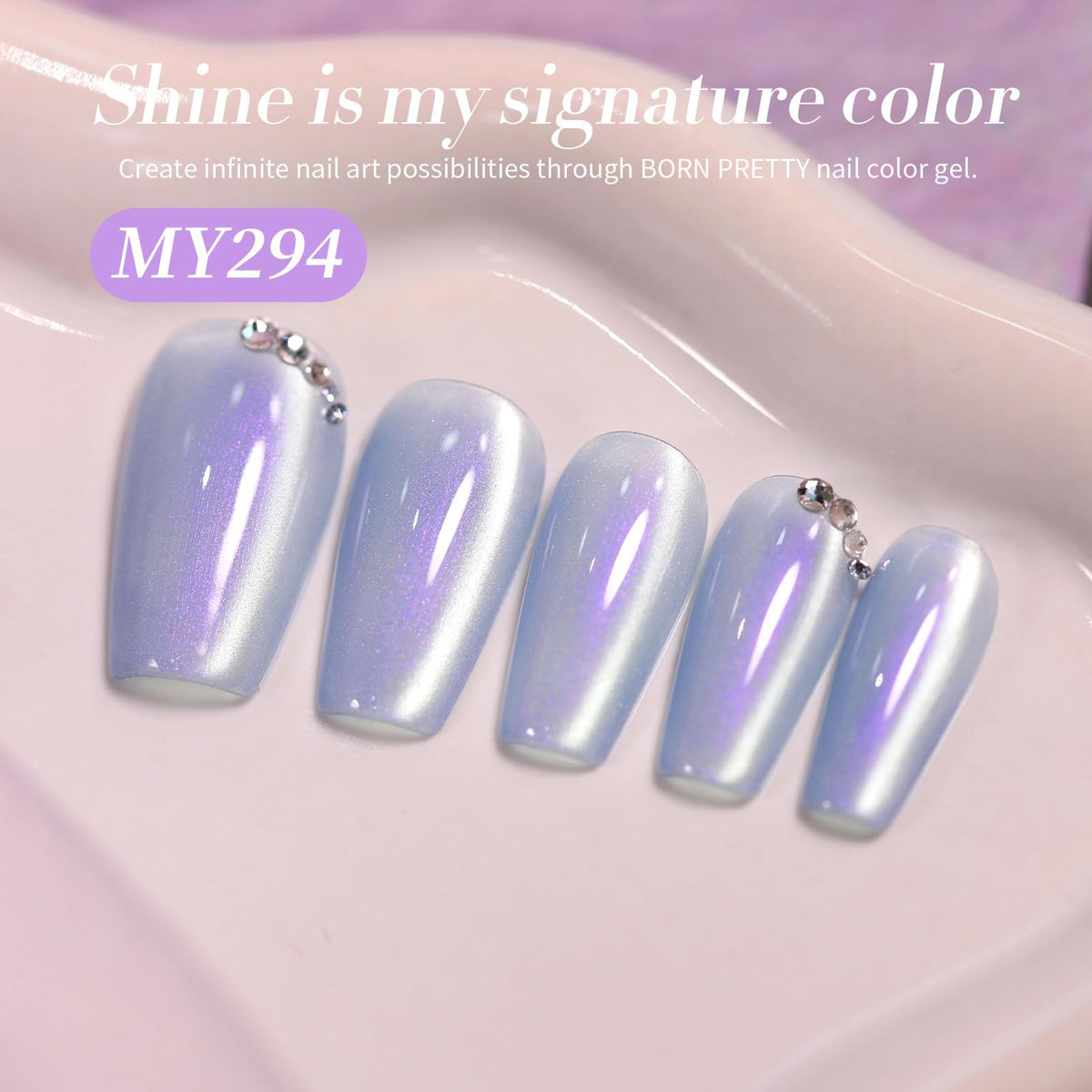 Born Pretty Cat Magnetic Eye Gel Nail Polish with magnet tool