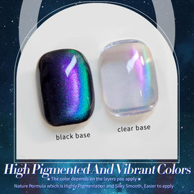 Born Pretty Chameleon Cat Gel Nail Polish Sway Sea brush close-up