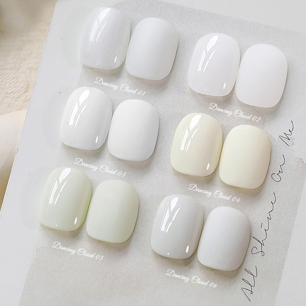 Born Pretty Gel Nail Polish Set 6 bottles with various shades