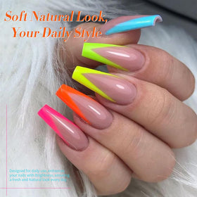 Born Pretty Gel Nail Polish Set with vibrant colours displayed