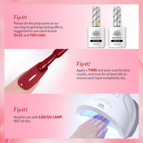 Born Pretty Gel Nail Polish with LED light for curing