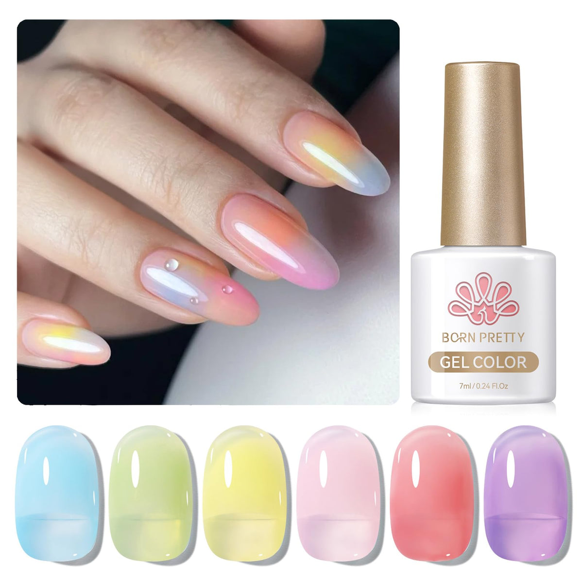 Born Pretty gel polish set packaging