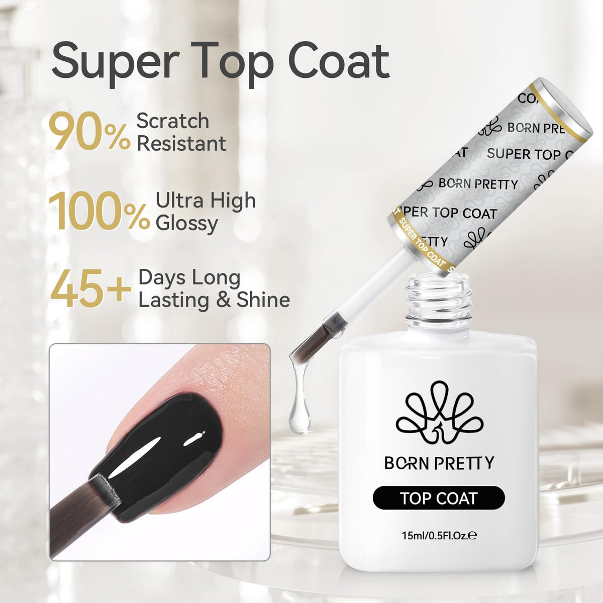 Born Pretty Gel Top Coat Set packaging