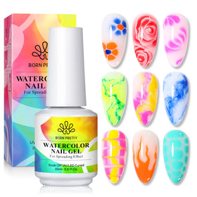Born Pretty Nail Blooming Gel 15ml clear bottle front view