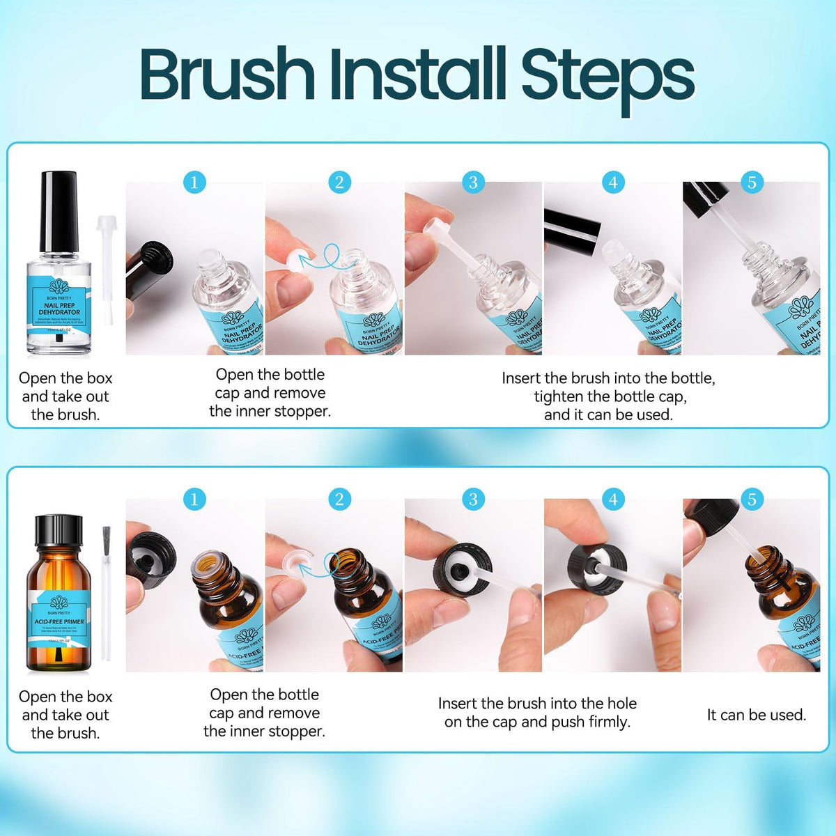 Born Pretty Nail Dehydrate and Primer packaging