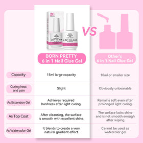 Born Pretty Nail Glue Gel with blooming effects