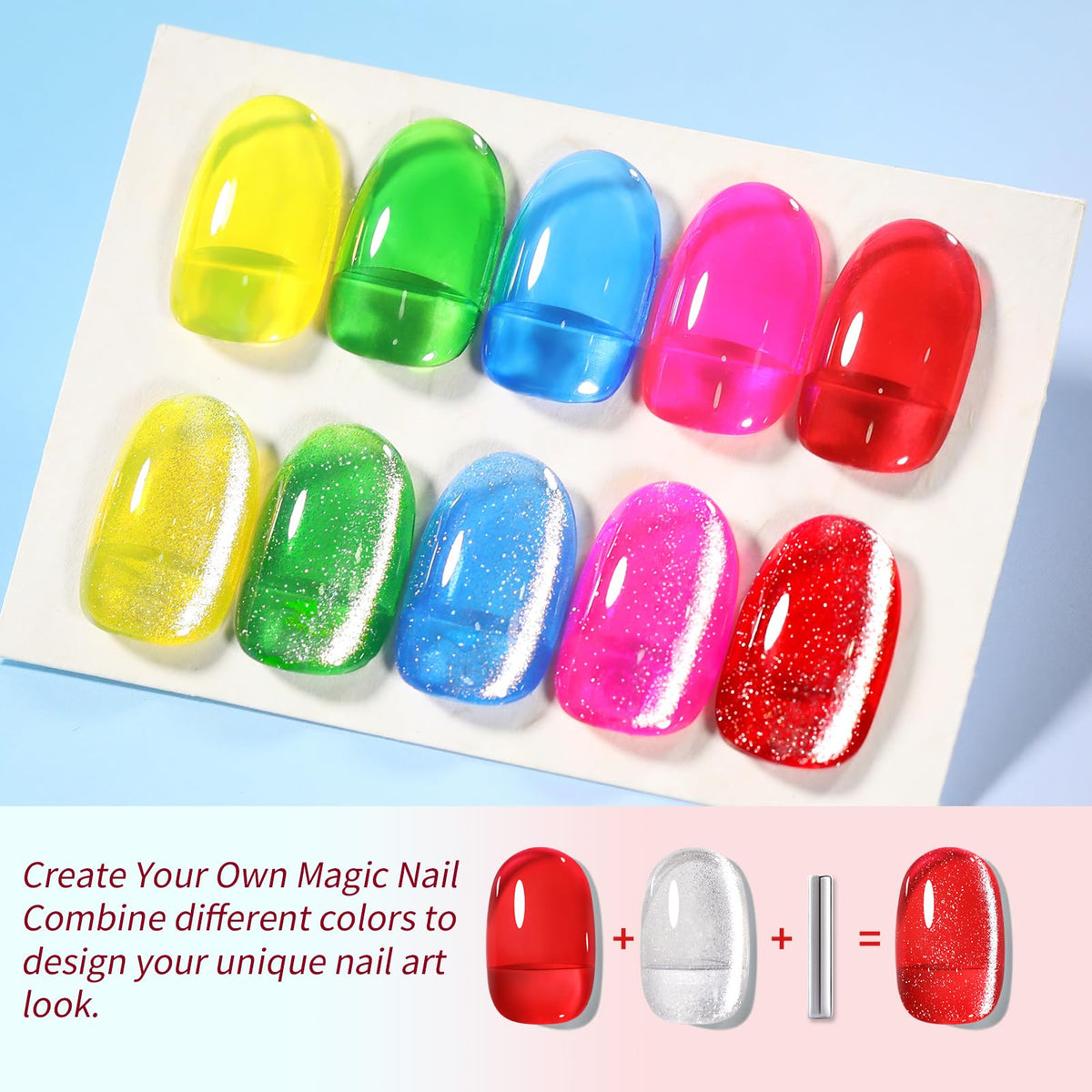 Born Pretty Neon Gel Nail Polish in blue shade bottle