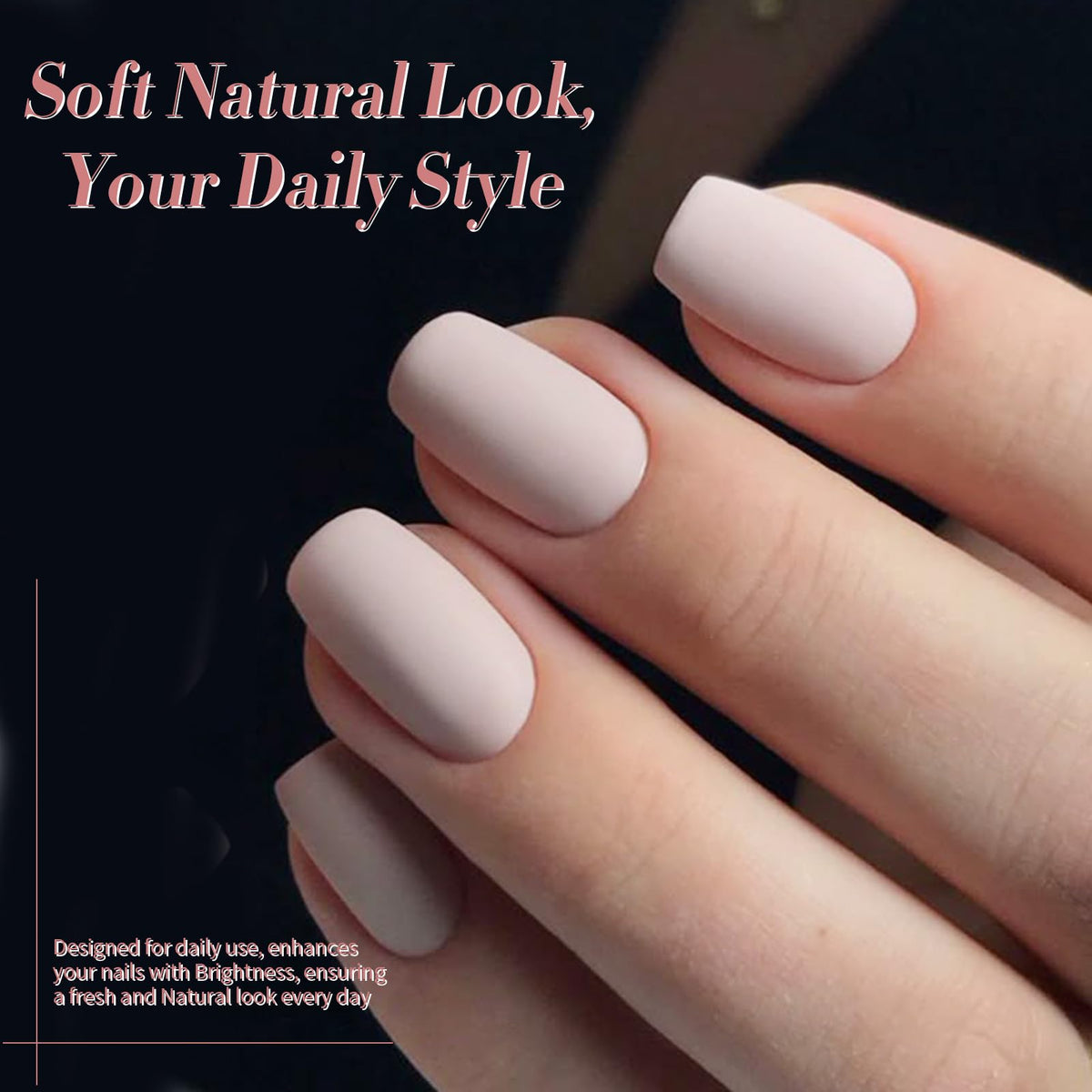 Born Pretty Nude Pink Gel Nail Polish with manicure tools
