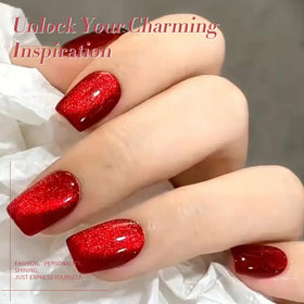 Born Pretty Red Cat Magnetic Eye Gel Nail Polish packaging
