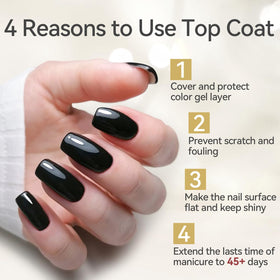 Born Pretty Super Top Gel Polish 15ml side view