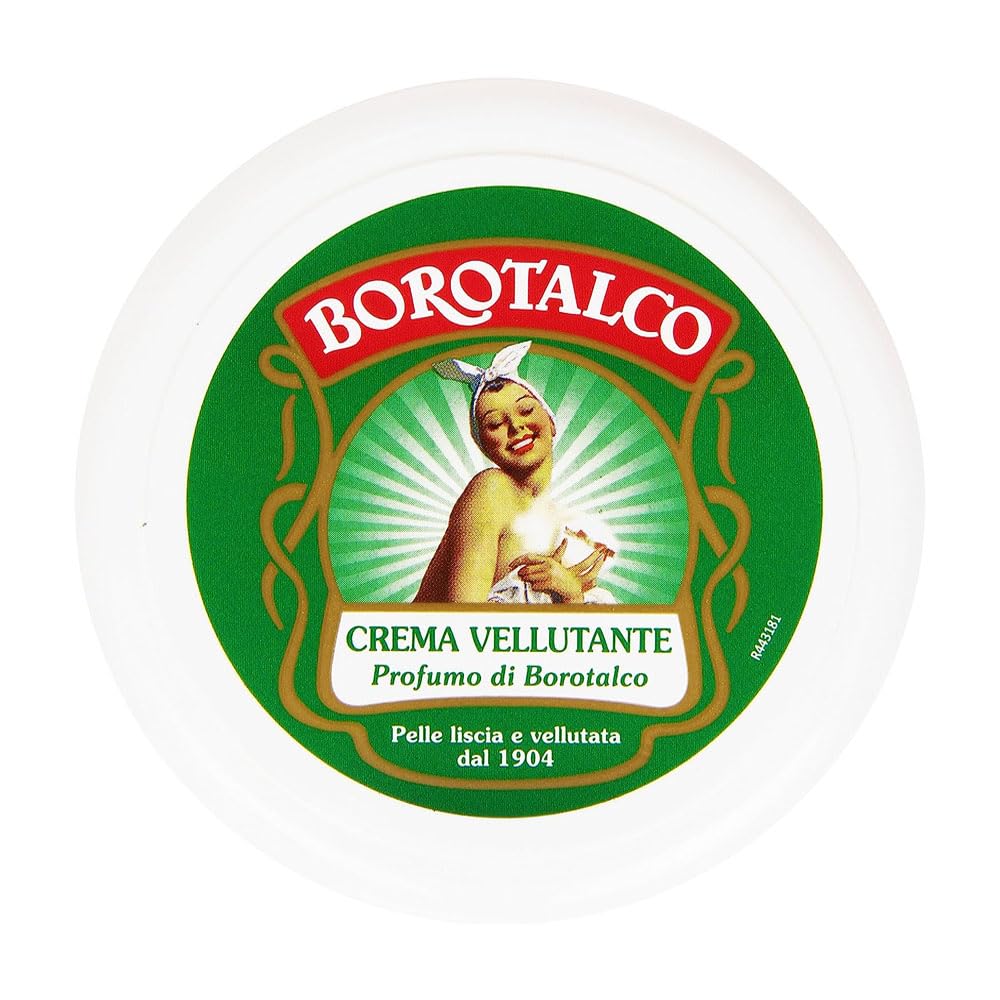 Borotalco Scented Smoothing Cream 150ml front view with packaging