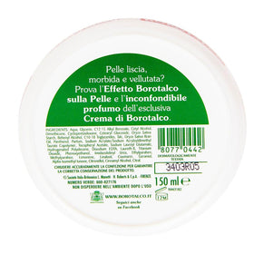 Borotalco Scented Smoothing Cream 150ml texture close-up