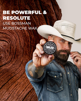 Bossman MUDstache Mustache Wax ingredients list
