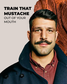 Bossman MUDstache Mustache Wax lifestyle scene