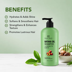 Botanic Hearth Batana Oil Shampoo bottle with cap