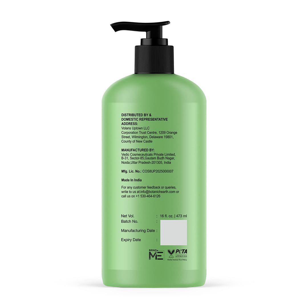 Botanic Hearth Batana Oil Shampoo in a hand