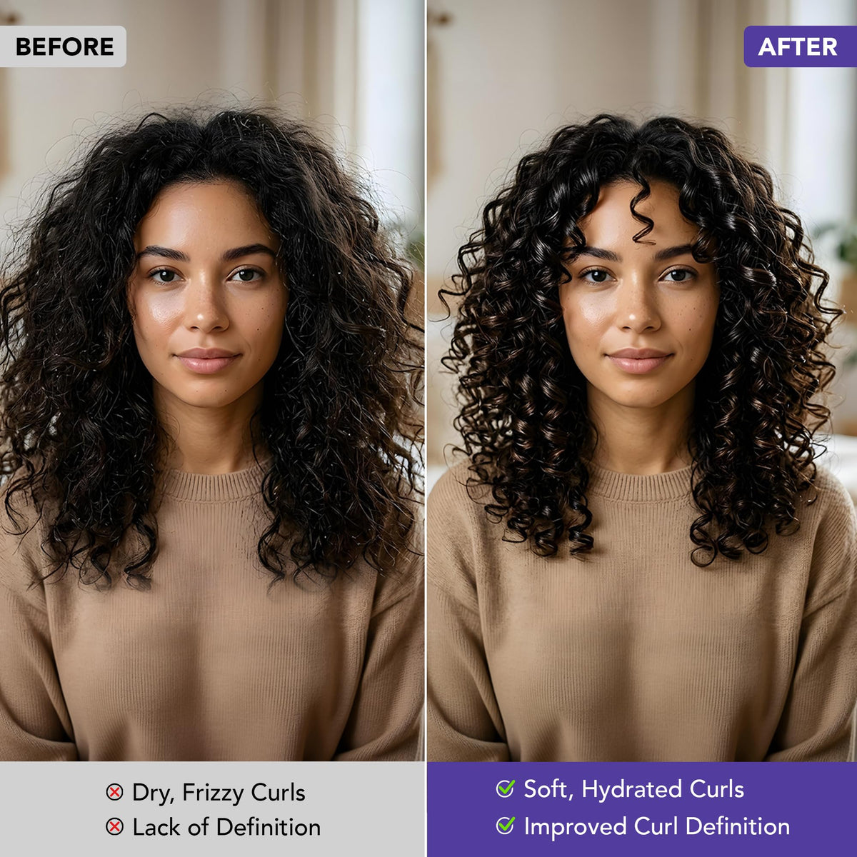 Botanic Hearth Curly Hair Shampoo and Conditioner set packaging
