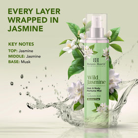 Botanic Hearth Jasmine Hair Perfume & Body Mist back view