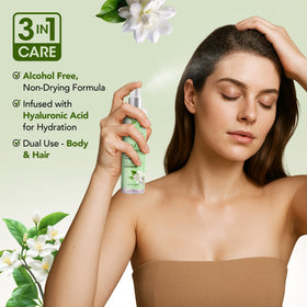Botanic Hearth Jasmine Hair Perfume & Body Mist side view