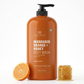 Botanic Hearth Mandarin Orange & Honey Body Wash front view