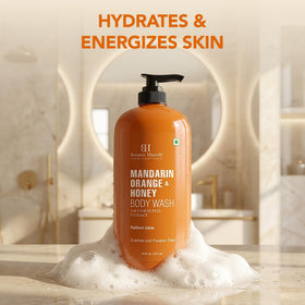 Botanic Hearth Mandarin Orange & Honey Body Wash side view