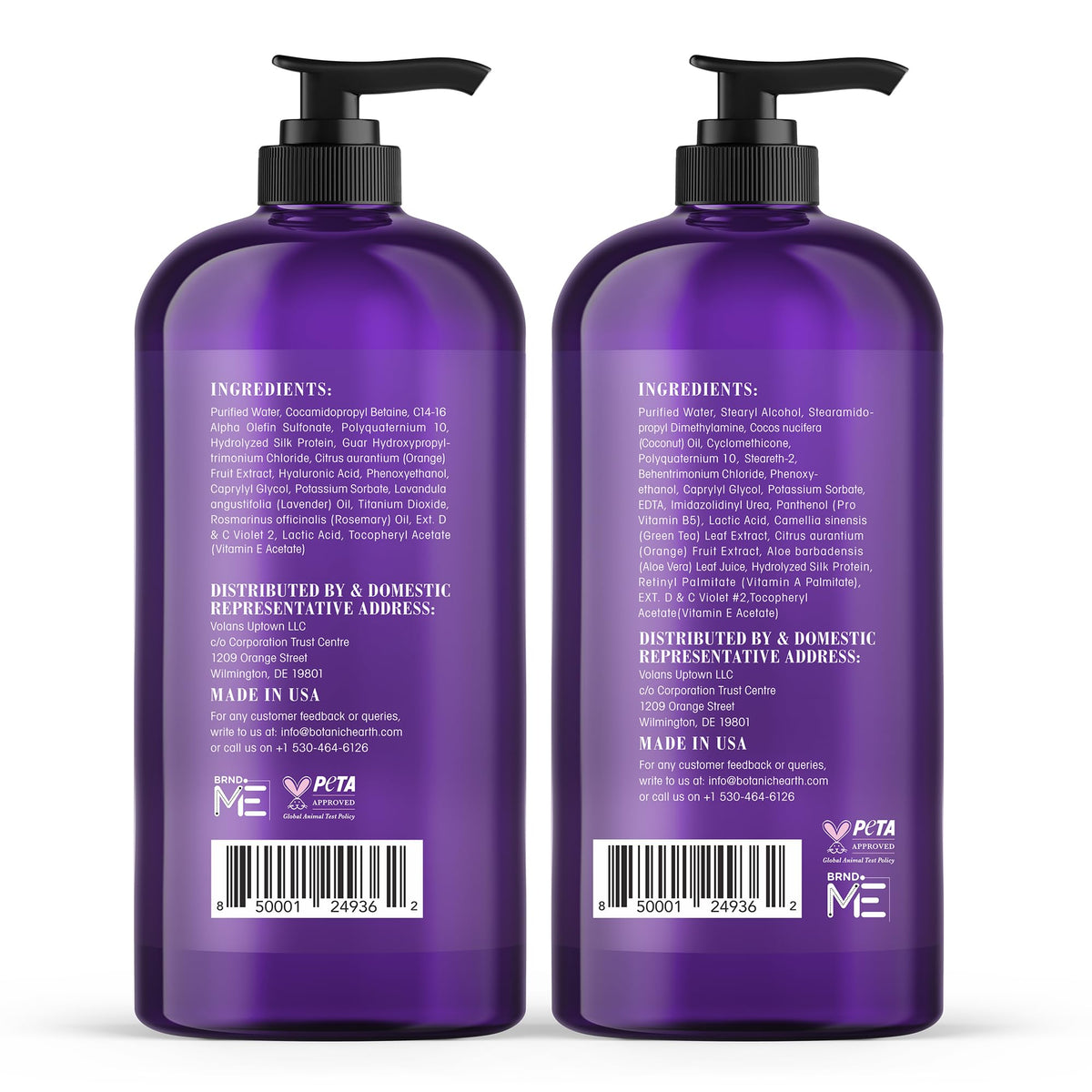 Botanic Hearth Purple Conditioner front view 16 Fl Oz
