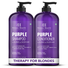 Botanic Hearth Purple Shampoo front view 16 Fl Oz