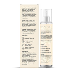 Botanic Hearth Vanilla Hair Perfume & Body Mist in hand
