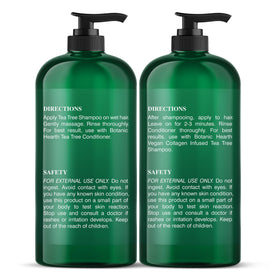 Botanic Hearth Vegan Collagen Tea Tree Conditioner texture close-up