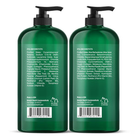 Botanic Hearth Vegan Collagen Tea Tree Shampoo and Conditioner packaging