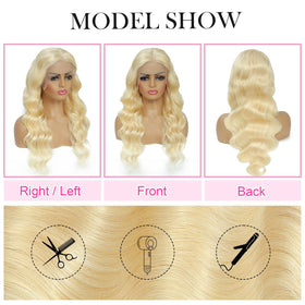 BOTNNS 28 Inch 613 Blonde Lace Front Wig packaging