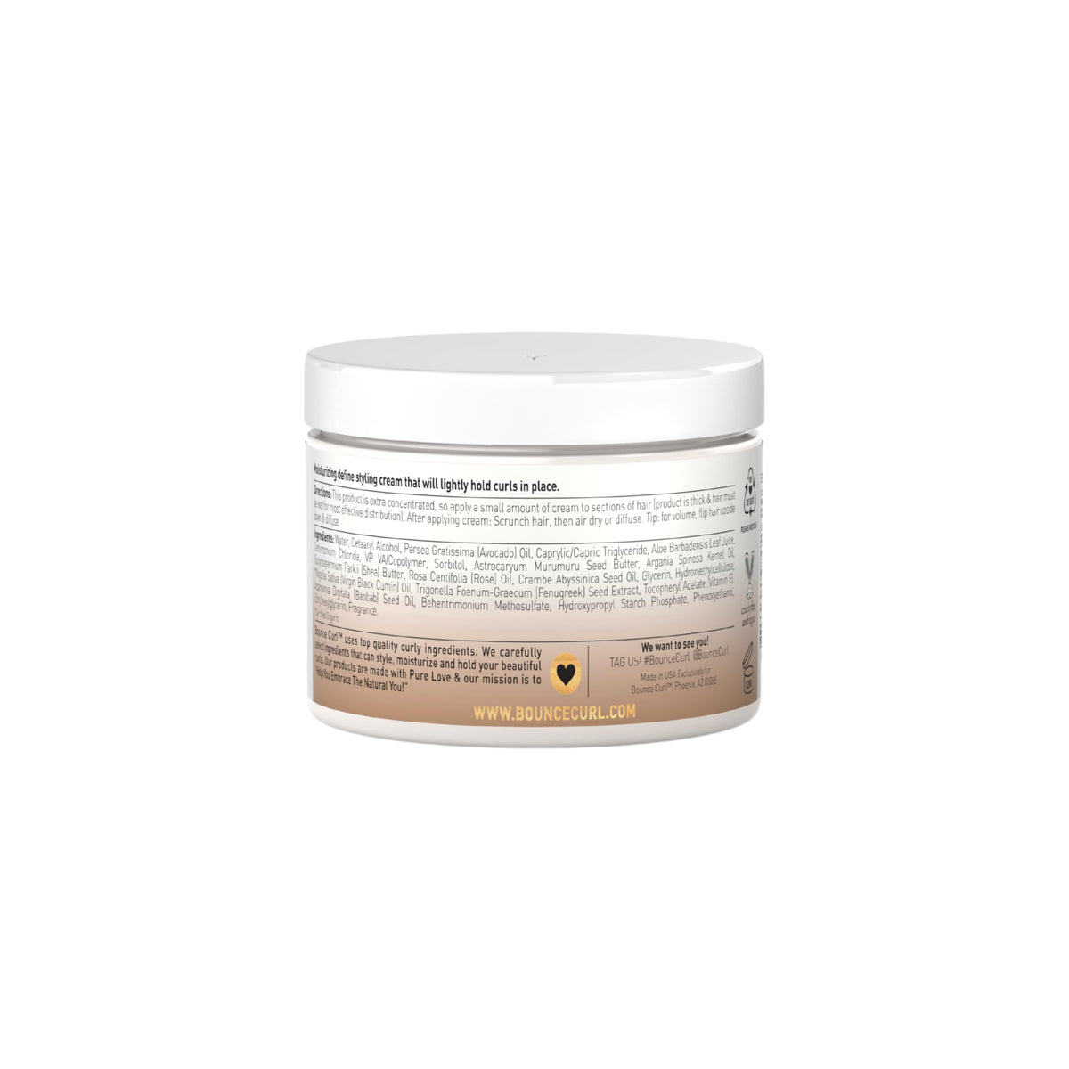 Bounce Curl Avocado and Rose Oil Clump and Define Cream lifestyle scene
