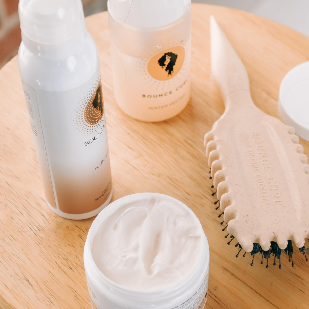 Bounce Curl Avocado and Rose Oil Clump and Define Cream side view