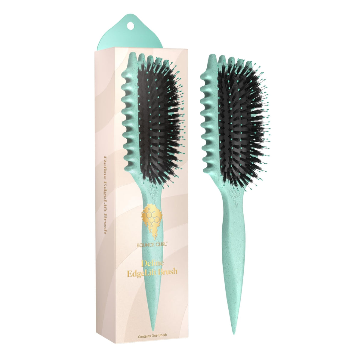 Bounce Curl Define EdgeLift Brush teal front view