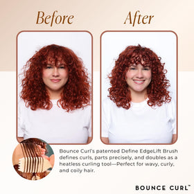 Bounce Curl Define EdgeLift Brush teal side view