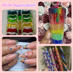 Box of CANVALITE rhinestones showing 40 grids