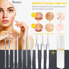 Boxoyx blackhead remover tools showing double-use ends