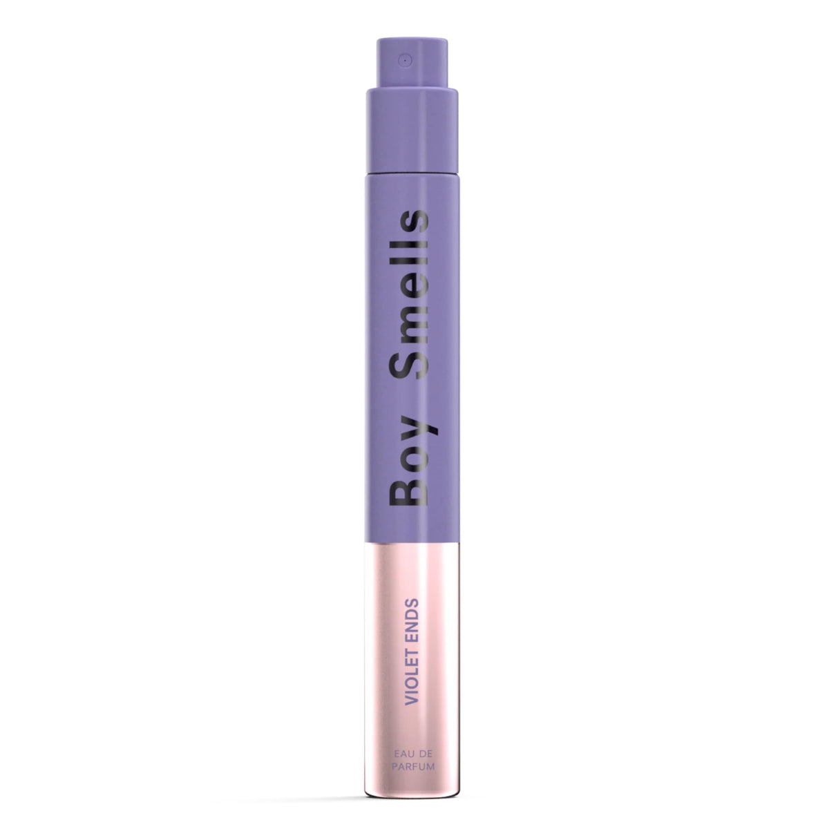 Boy Smells Violet Ends Eau de Parfum 10ml travel spray bottle front view
