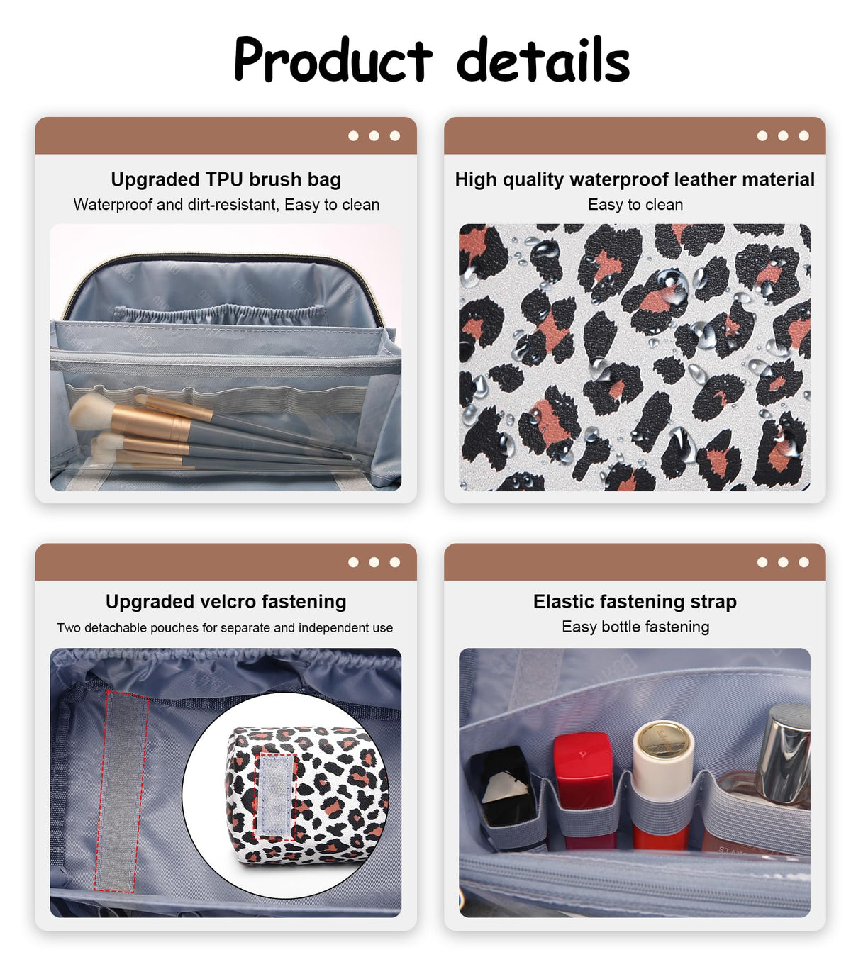 BOYATU cosmetic bag displayed in an exquisite gift box