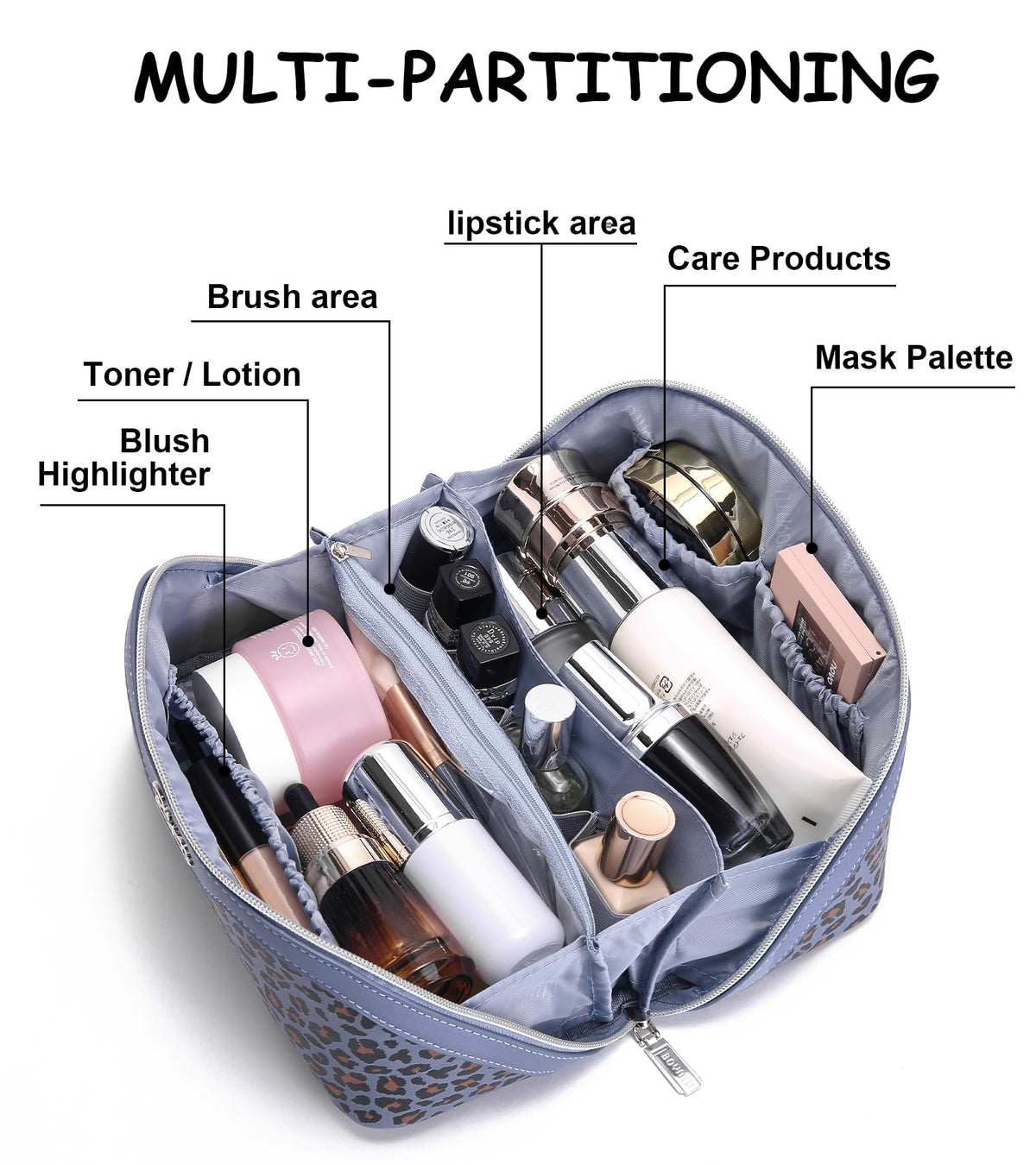 BOYATU makeup bag displayed in an elegant gift box